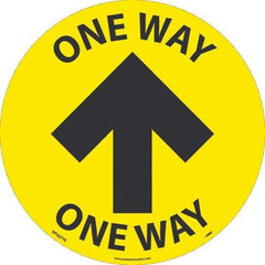 NMC - "One Way" Adhesive-Backed Floor Sign - All Tool & Supply