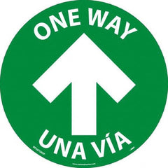 NMC - "One Way" Adhesive-Backed Floor Sign - All Tool & Supply