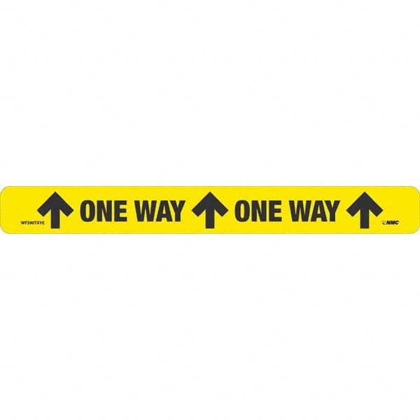 NMC - "One Way" Adhesive-Backed Floor Sign - All Tool & Supply