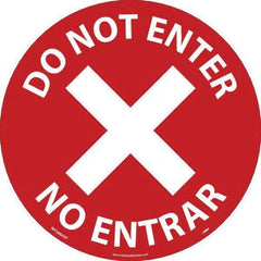 NMC - "Do Not Enter" Adhesive-Backed Floor Sign - All Tool & Supply