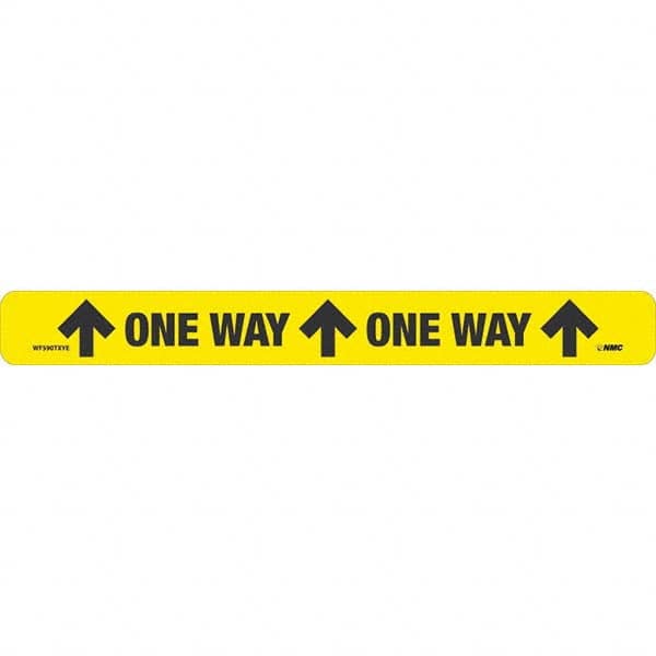 NMC - "One Way" Adhesive-Backed Floor Sign - All Tool & Supply