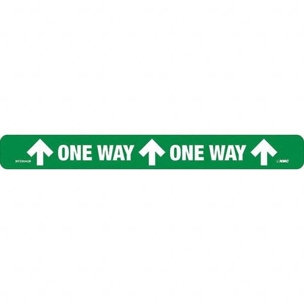 NMC - "One Way" Adhesive-Backed Floor Sign - All Tool & Supply