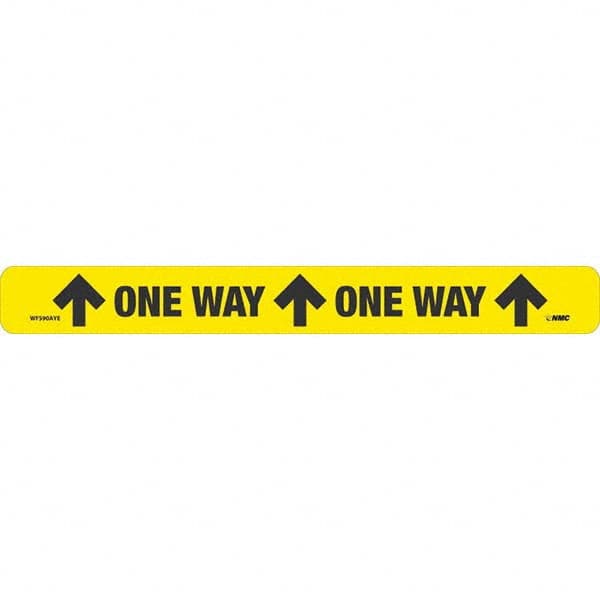 NMC - "One Way" Adhesive-Backed Floor Sign - All Tool & Supply