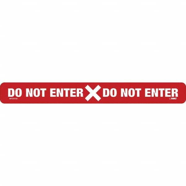 NMC - "Do Not Enter" Adhesive-Backed Floor Sign - All Tool & Supply