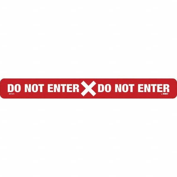 NMC - "Do Not Enter" Adhesive-Backed Floor Sign - All Tool & Supply