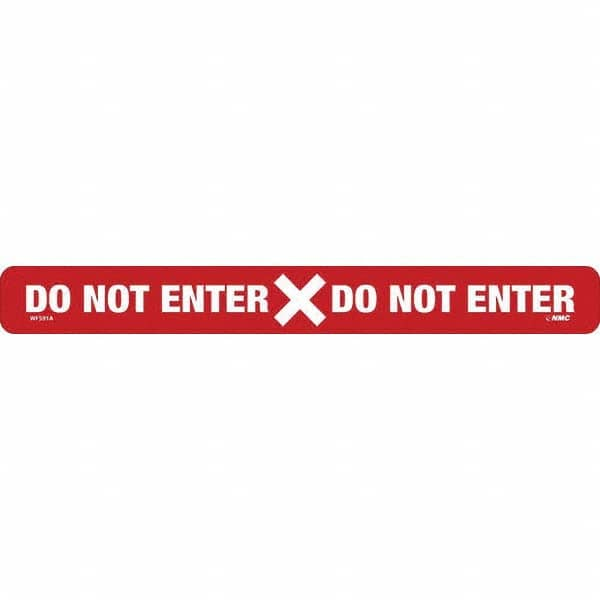 NMC - "Do Not Enter" Adhesive-Backed Floor Sign - All Tool & Supply