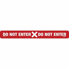 NMC - "Do Not Enter" Adhesive-Backed Floor Sign - All Tool & Supply