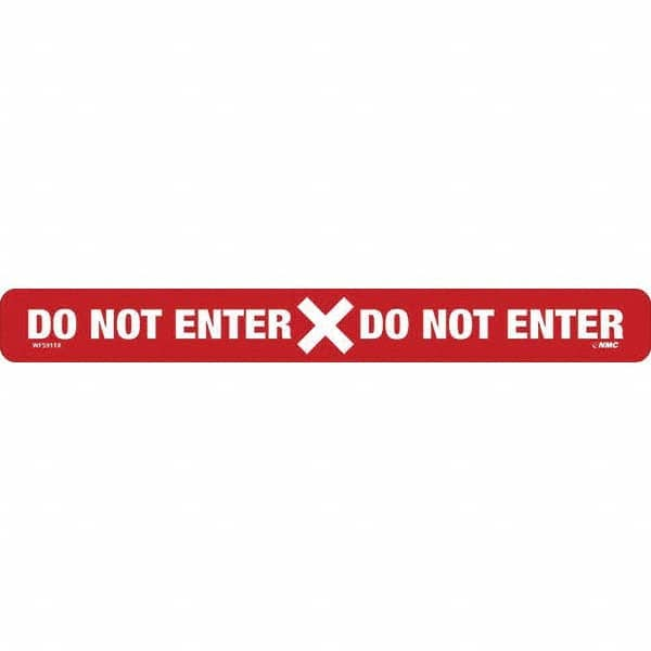 NMC - "Do Not Enter" Adhesive-Backed Floor Sign - All Tool & Supply