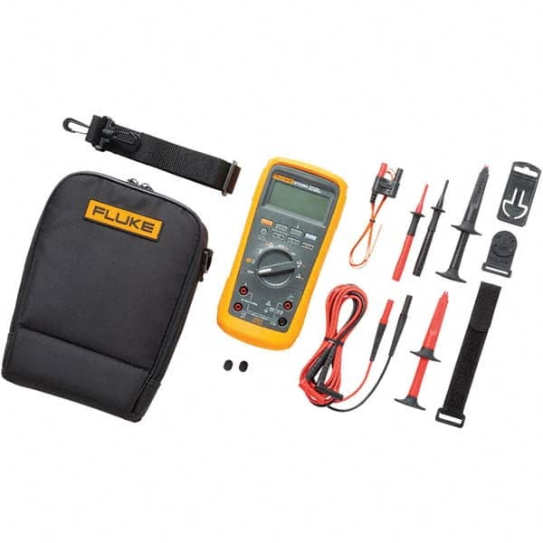 Fluke - Multimeters Multimeter Type: Digital; Digital Clamp Measures: Voltage; Resistance; Frequency; Capacitance; Diode Test; Continuity; Temperature - All Tool & Supply