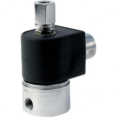 Parker - 24 VDC 1/8" NPT Port Stainless Steel Two-Way Direct Acting Solenoid Valve - All Tool & Supply