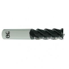 3/4" Dia. - 4" OAL - TIAlN CBD - .19 CR- Roughing End Mill - 4 FL - All Tool & Supply