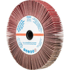 PFERD - Unmounted Flap Wheels; Abrasive Type: Coated ; Outside Diameter (Inch): 5 ; Face Width (Inch): 5/8 ; Center Hole Size (Inch): 5/8 ; Center Hole Thread Size: 5/8-11 ; Abrasive Material: Ceramic Oxide - Exact Industrial Supply