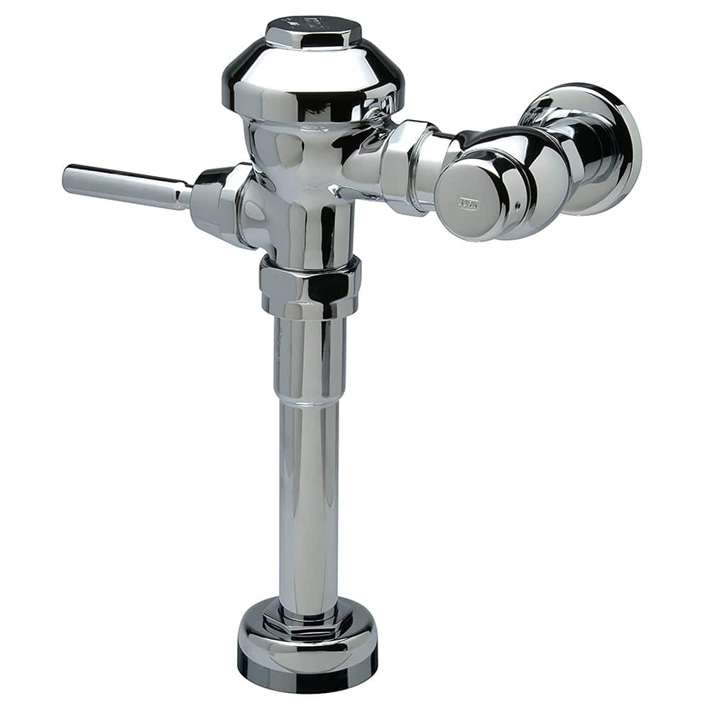 Zurn - Manual Flush Valves; Style: Manual ; Gallons Per Flush: 1.0 ; Pipe Size: 1-1/4" (Inch); Spud Coupling Size: 1-1/4 (Inch) - Exact Industrial Supply