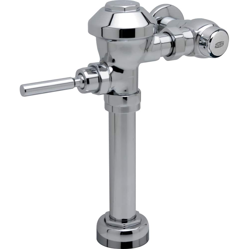 Zurn - Manual Flush Valves; Style: Manual ; Gallons Per Flush: 3.5 ; Pipe Size: 1-1/2" (Inch); Spud Coupling Size: 1-1/2 (Inch) - Exact Industrial Supply