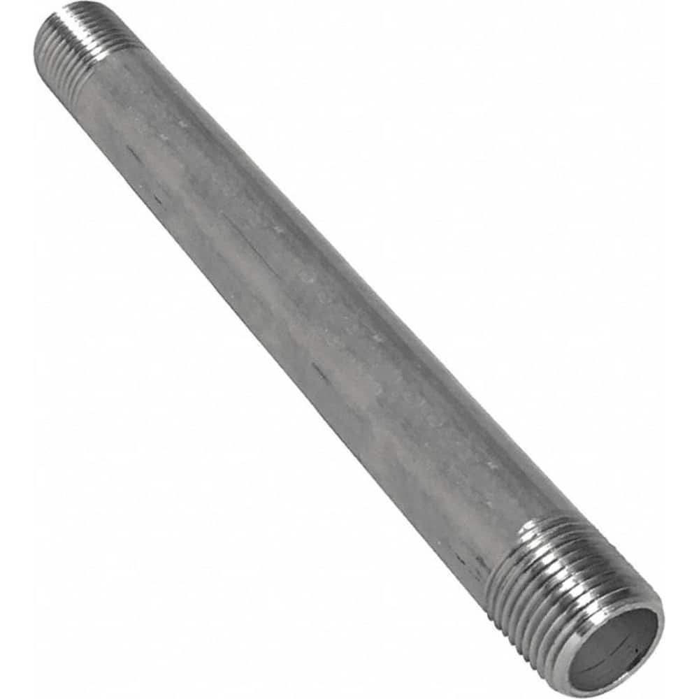 Guardian Worldwide - Stainless Steel Pipe Nipples & Pipe; Style: Threaded ; Pipe Size: 3 (Inch); Length (Inch): 7 ; Material Grade: 316/316L ; Schedule: 40 - Exact Industrial Supply