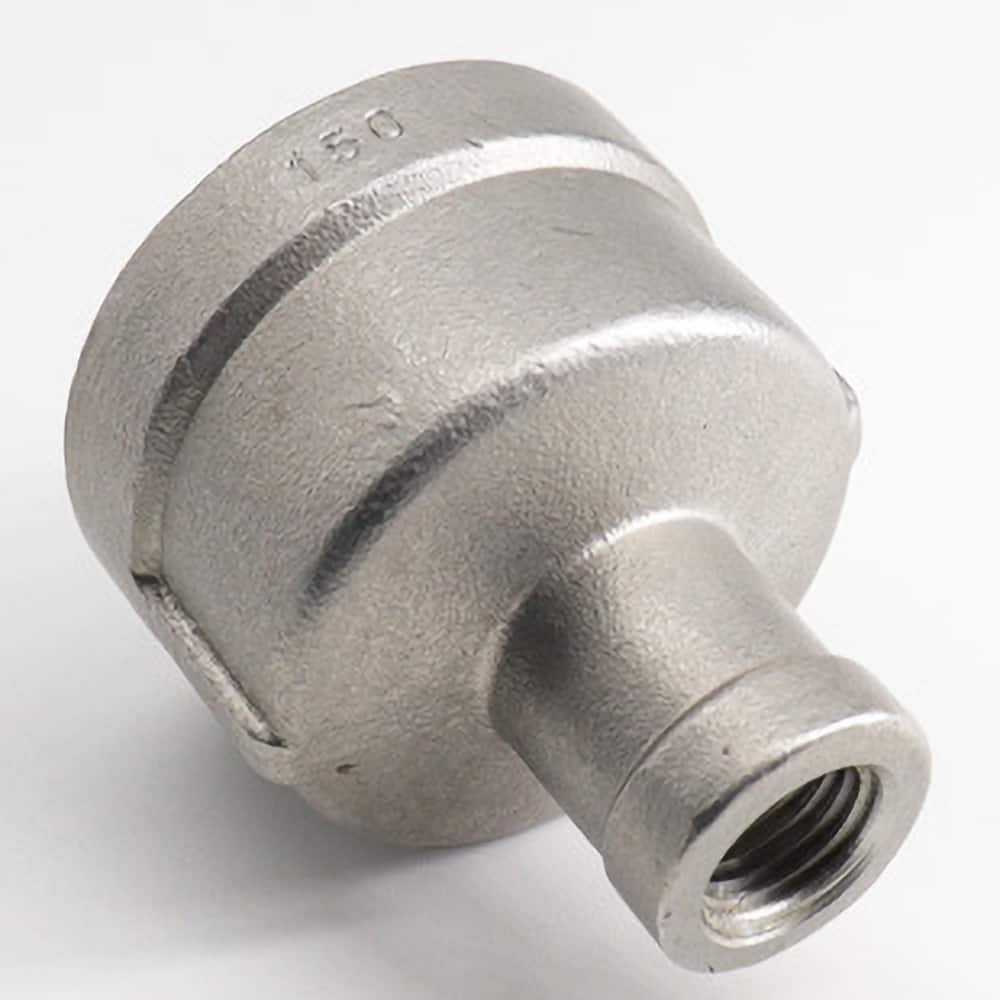 Guardian Worldwide - Stainless Steel Pipe Fittings; Type: Reducing Coupling ; Fitting Size: 3 x 3/4 ; End Connections: FNPT x FNPT ; Material Grade: 304 ; Pressure Rating (psi): 150 ; Length (Inch): 3.27 - Exact Industrial Supply