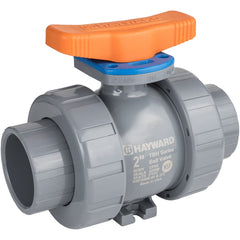 Hayward - Ball Valves; Type: Z-Ball Valve ; Pipe Size (mm): 12.70 ; Pipe Size (Inch): 1/2 ; Tube Outside Diameter (Inch): 1/2 ; Material: CPVC ; Style: True Union - Exact Industrial Supply