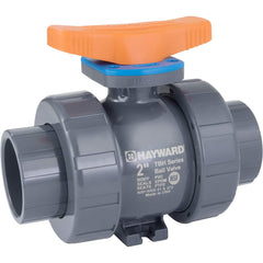 Hayward - Ball Valves; Type: Ball Valve ; Pipe Size (mm): 25.40 ; Pipe Size (Inch): 1 ; Tube Outside Diameter (Inch): 1 ; Material: PVC ; Style: True Union - Exact Industrial Supply