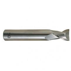 1 Dia. x 4 Overall Length 2-Flute Square End Solid Carbide SE End Mill-Round Shank-Center Cutting-Uncoated - All Tool & Supply