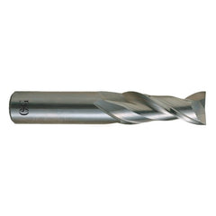 ‎1/8″ Dia. × 1/8″ Shank × 3/8″ DOC × 1-1/2″ OAL, Carbide, Bright, 2 Flute, 30° Helix, Corner Radius, Solid End Mill - All Tool & Supply