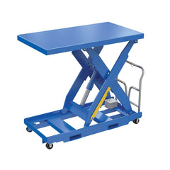 Vestil - Lifting Tables; Type: Electric Hydraulic Lift ; Lift Style: Scissor ; Style: Portable Electric Hydraulic ; Load Capacity (Lb.): 2000.000 ; Minimum Height (Inch): 13 ; Lift Height (Inch): 48 - Exact Industrial Supply