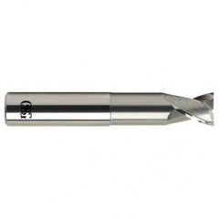 5/8 Dia. x 6 Overall Length 2-Flute .090 C/R Solid Carbide SE End Mill-Round Shank-Center Cutting-Uncoated - All Tool & Supply