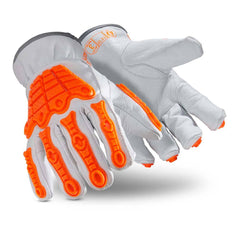 HexArmor - Cut & Puncture Resistant Gloves; Type: Cut & Puncture Resistant ; ANSI/ISEA Puncture Resistance Level: 3 ; ANSI/ISEA Cut Resistance Level: A7 ; ANSI/ISEA Abrasion Resistance Level: 4 ; Coated Area: Uncoated ; Material Type: Leather - Exact Industrial Supply