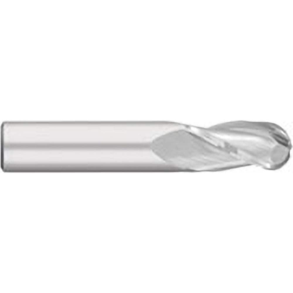 Titan USA - Ball End Mills; Mill Diameter (Inch): 1/8 ; Mill Diameter (Decimal Inch): 0.1250 ; Number of Flutes: 3 ; Length of Cut (Inch): 1/2 ; Length of Cut (Decimal Inch): 0.5000 ; Material: Solid Carbide - Exact Industrial Supply