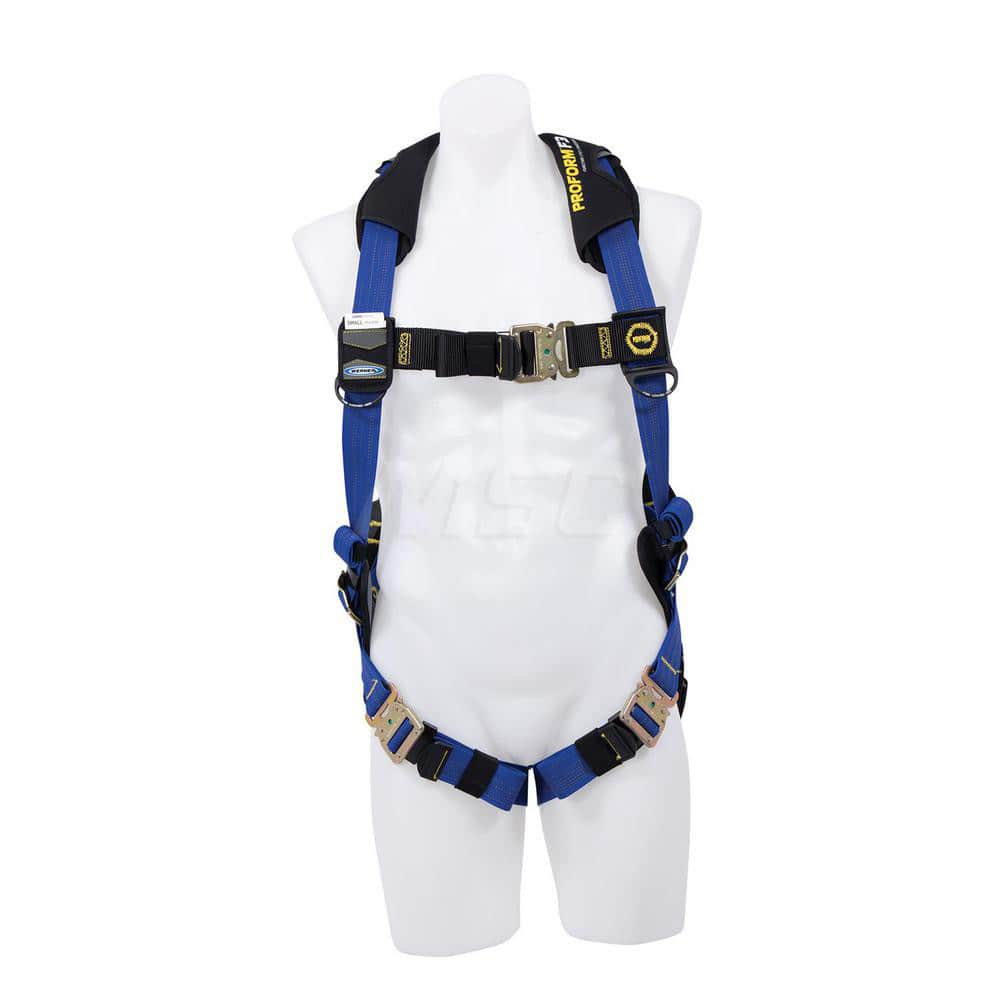 Fall Protection Harnesses: 400 Lb, Single D-Ring Style, Size Small, For General Industry, Back