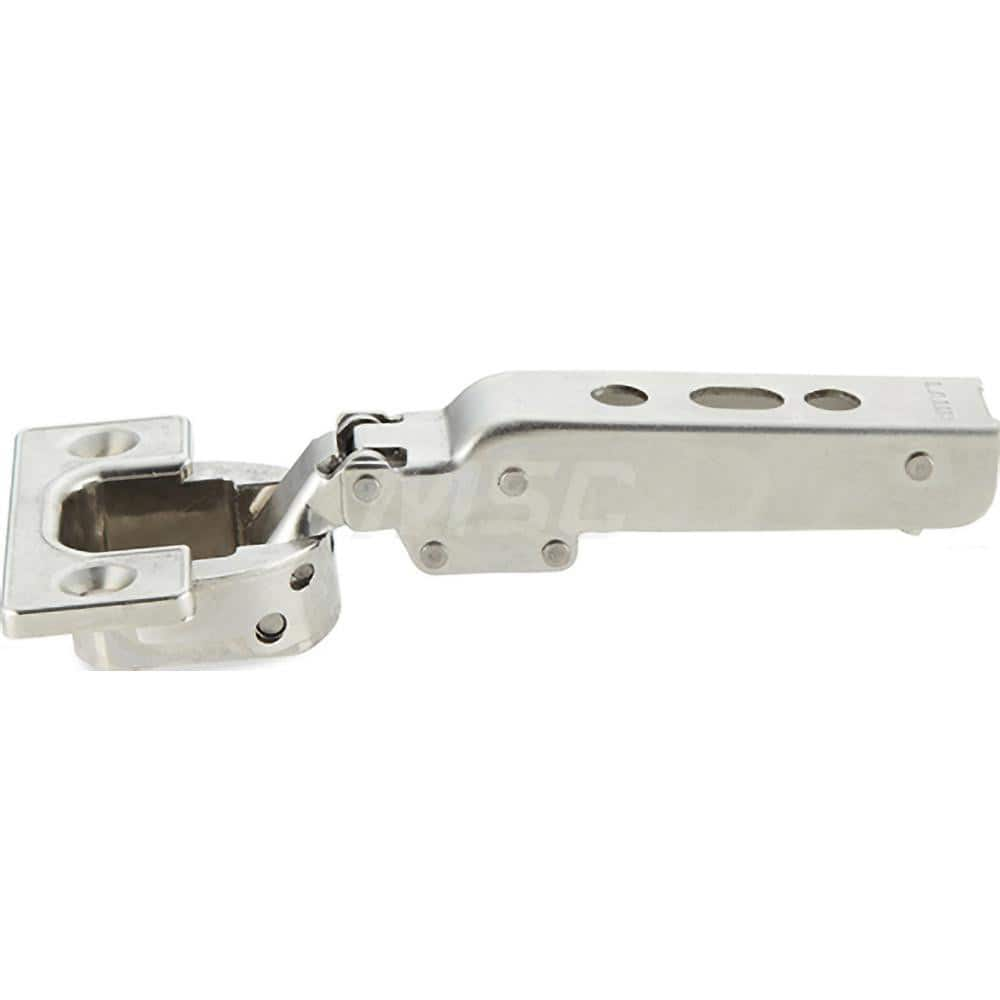 Free Swing Heavy-Duty Concealed Hinge: Steel & Zinc Alloy, Nickel Finish