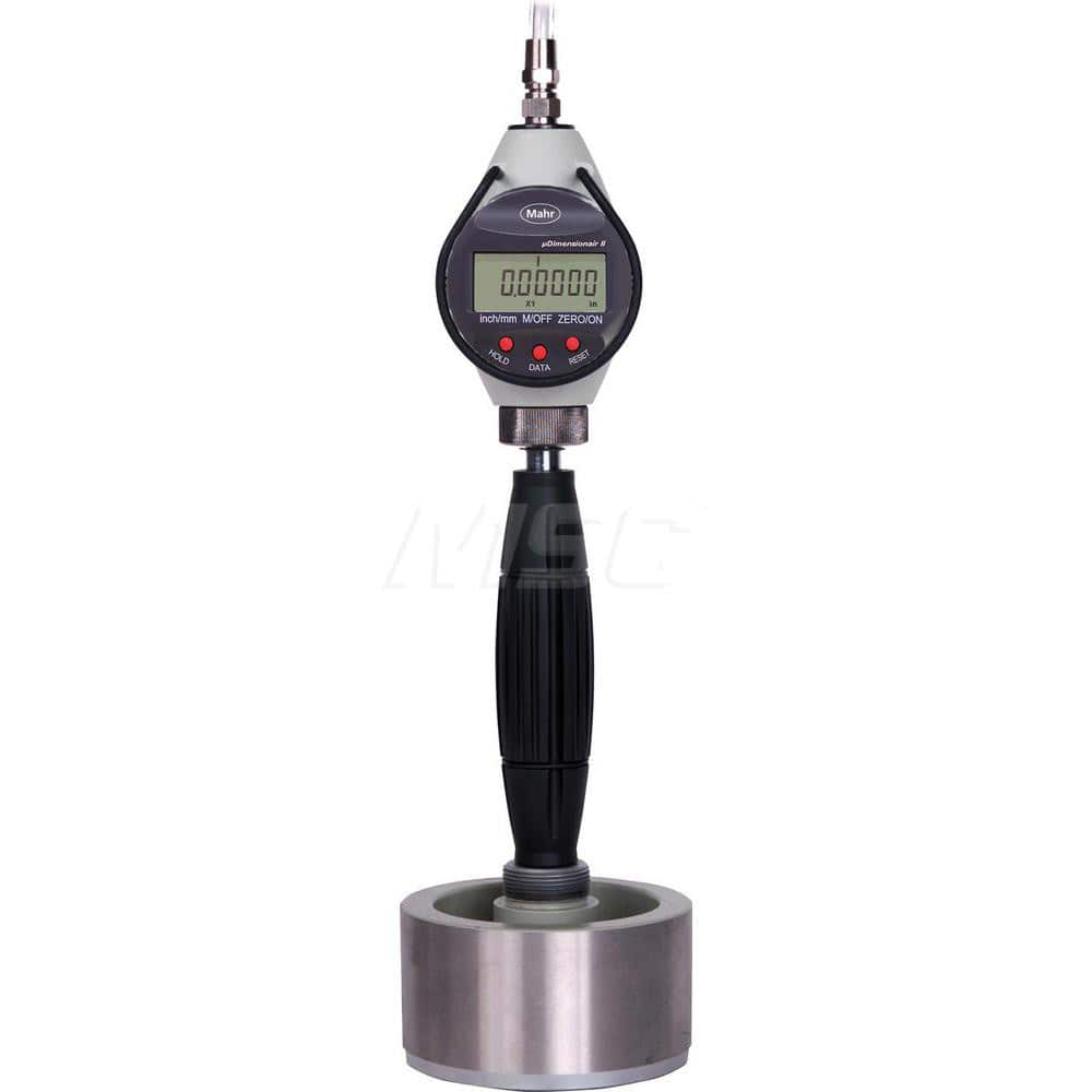 Dial Bore Gage: 1.2″ Dia, 0.00002, 0.00005 & 0.0001″ Graduation, 2.36″ Probe Depth