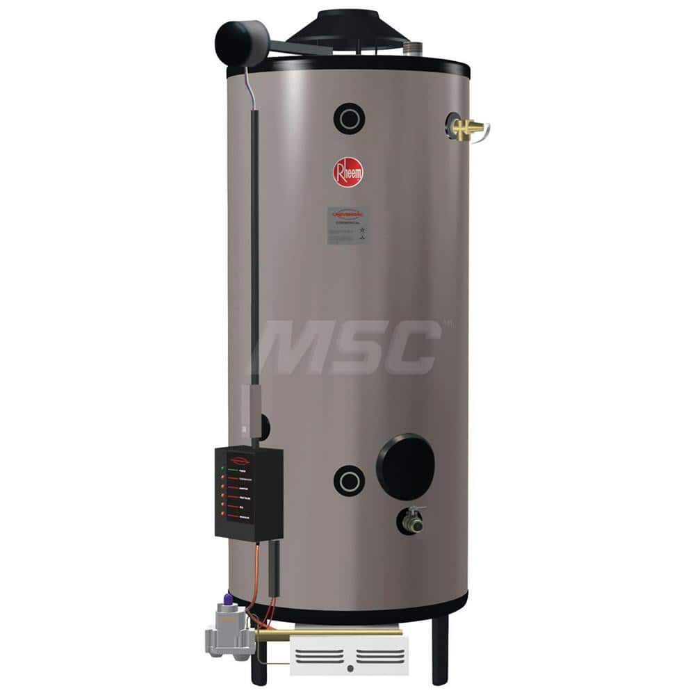 Gas Water Heaters; Commercial/Residential: Commercial; Commercial/Residential: Commercial; Type: Universal; Fuel Type: Natural Gas; Fuel Type: Natural Gas; Indoor or Outdoor: Indoor; Tankless: No; Tank Capacity (Gal.): 75.00; Temperature Rise: 140 ™F @ 87