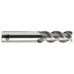 3/4 Dia. x 4 Overall Length 3-Flute .090 C/R Solid Carbide SE End Mill-Round Shank-Center Cutting-Uncoated - All Tool & Supply