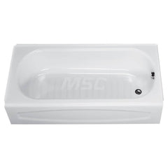 Shower Supports & Kits; Type: Apron Bathtub; Type: Apron Bathtub; Length (Inch): 60; Length (Inch): 60; Material: Enameled Steel; Finish/Coating: White; Finish Coating: White; Material: Enameled Steel