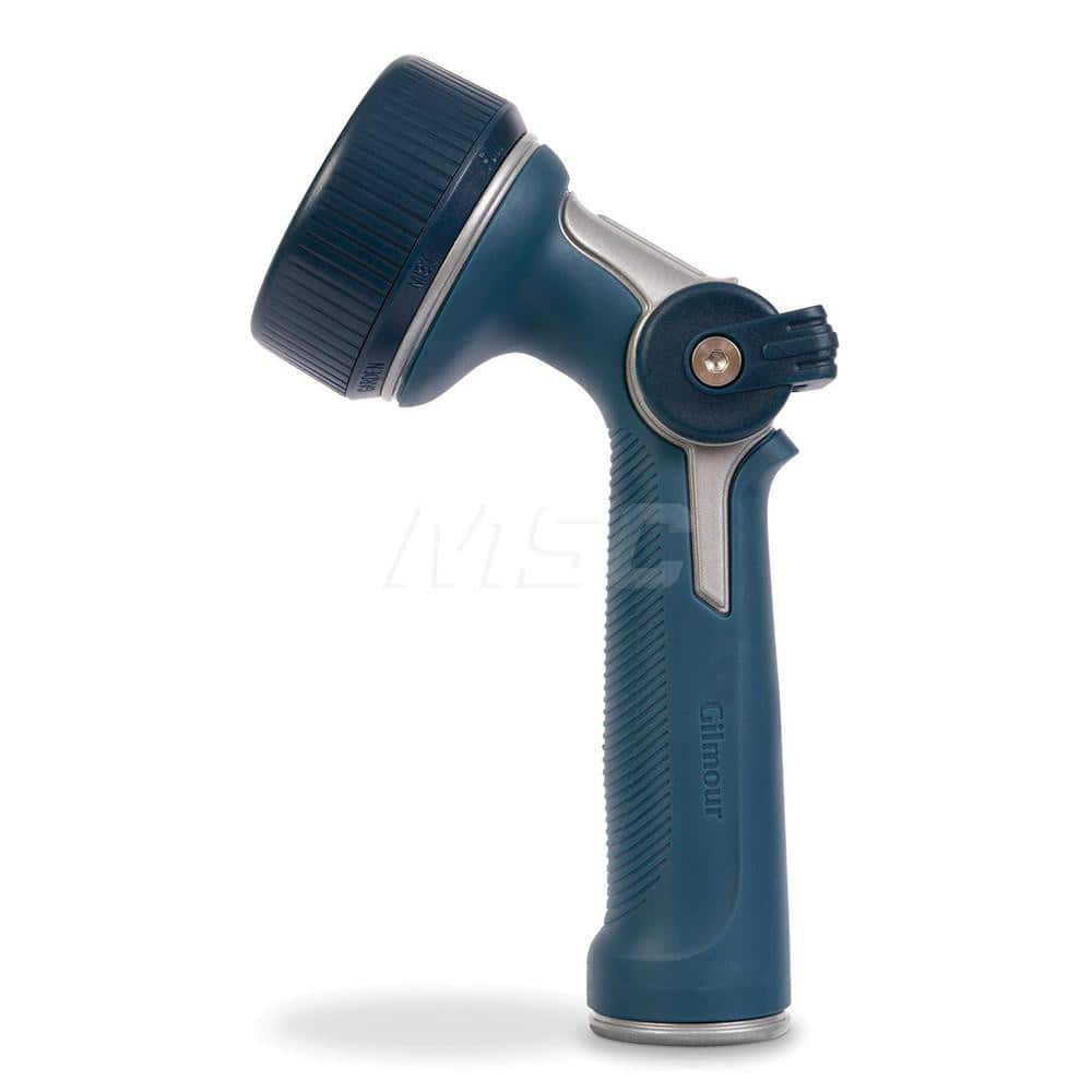 Garden Hose Spray Nozzles; Type: Pre-Set Watering Nozzle; Style: Thumb Control; Material: Plastic; Metal; Color: Blue; Thread Size (Inch): 3/4; Description: Pre-Set Watering Nozzle; Description: Pre-Set Watering Nozzle