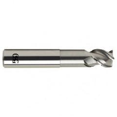 1 Dia. x 6 Overall Length 3-Flute .060 C/R Solid Carbide SE End Mill-Round Shank-Center Cutting-Uncoated - All Tool & Supply