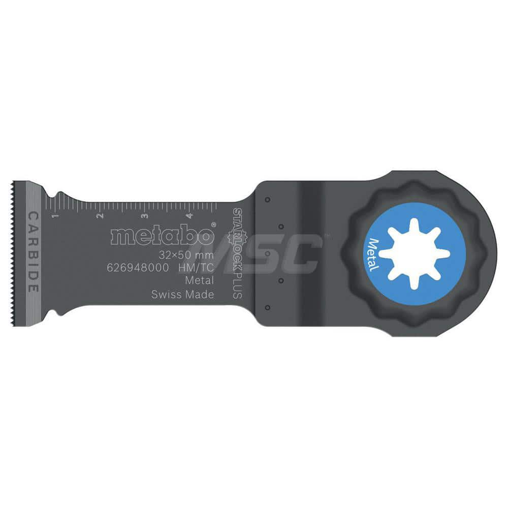 Rotary & Multi-Tool Accessories; Accessory Type: Oscillating Saw Blade; For Use With: Metabo MT 18 LTX BL QSL; Material: Carbide; Application: Cuts in in Hardened Metal and Stainless Steel