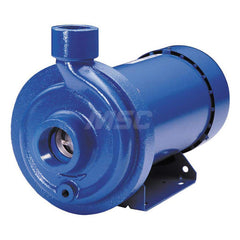 Straight Pumps; Current Type: AC; Amperage Rating: 7.6/4.0-3.8; Phase: 1; Horsepower: 1/2; Motor Type: TEFC; Inlet Size: 1-1/4; Maximum Flow Rate (GPM): 180.00; Maximum Head Pressure (psi): 65.0; Maximum Head Pressure (Ft): 150; Housing Material: Cast Iro