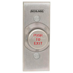 Pushbutton Switches; Switch Type: Push Button; Pushbutton Type: Extended; Pushbutton Shape: Round; Pushbutton Color: Silver; Operator Illumination: NonIlluminated; Operation Type: Momentary (MO); Amperage (mA): 5; Voltage: 12-24; Contact Form: SPDT; Amper