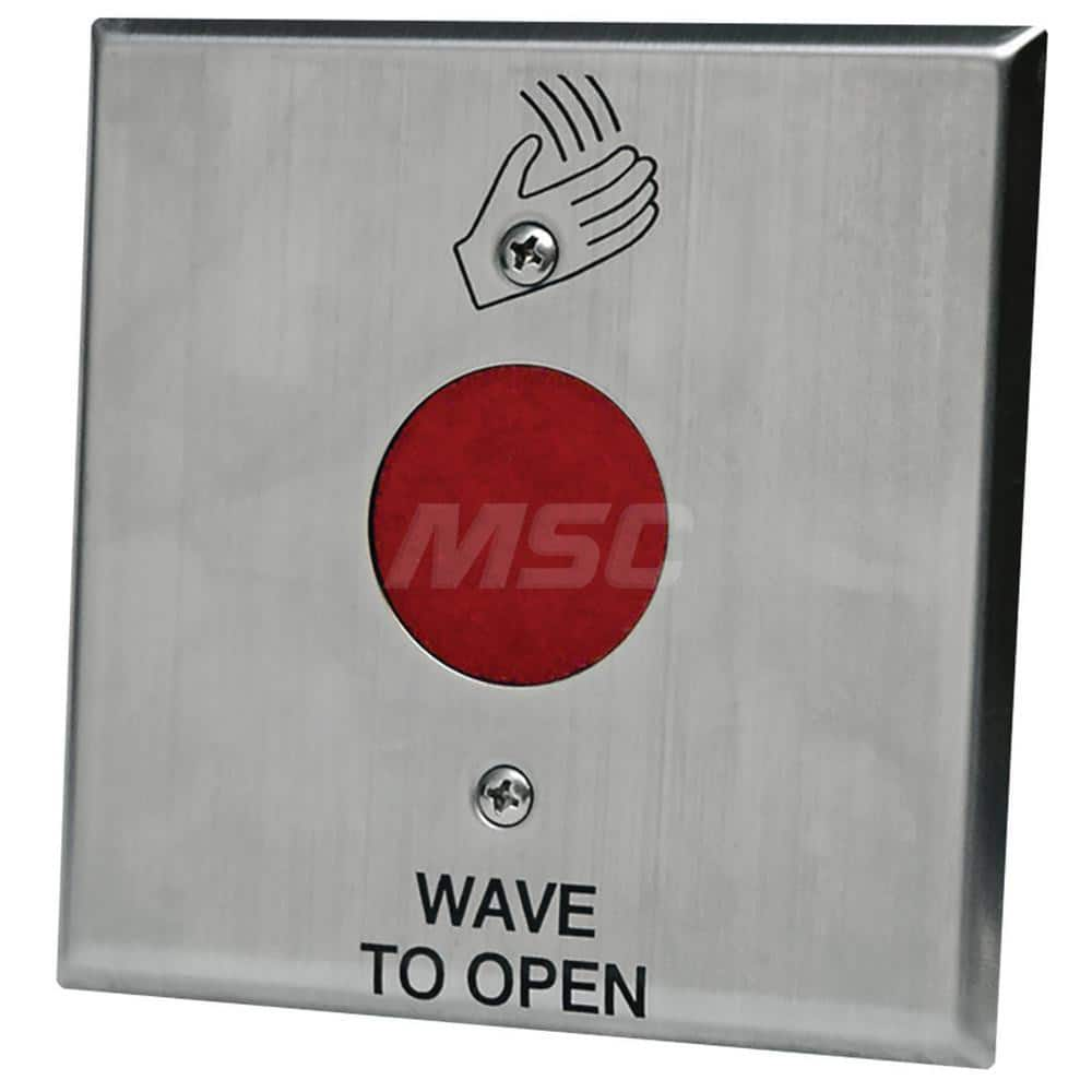 Stainless Steel Infrared Touchless Door Activator Switch For use with Activate Full & Low Energy Automatic Doors