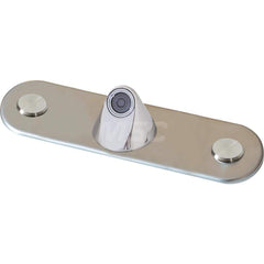 Lavatory Faucets; Type: Ligature Resistant; Spout Type: Cone; Design: One Handle; Handle Type: Push Button; Mounting Centers: 4; Drain Type: None; Finish/Coating: Chrome Plated; Special Item Information: ADA Compliant; 120VAC/9VDC Plug-in Transformer; Van