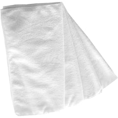 Cloth Towel: Virgin, Microfiber White, 16″ OAL, 16″ OAW, Low Lint, 12 Sheets per Pack