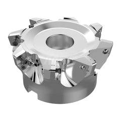 Indexable High-Feed Face Mills; Minimum Cutting Diameter: 95.60 mm; Maximum Cutting Diameter: 125.00 mm; Maximum Depth Of Cut: 2.50 mm; Arbor Hole Diameter (mm): 40.00; Compatible Insert Size Code: SPKT180630; Maximum Ramping Angle: 1.2; Series: R220.21;