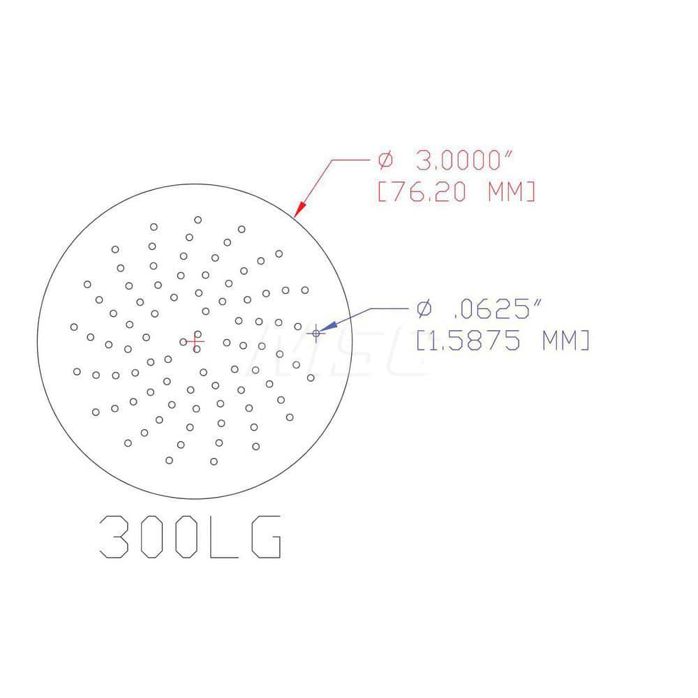 Hook & Loop Disc: 3″ Dia, 80 Grit, Coated, Aluminum Oxide C-Weighted