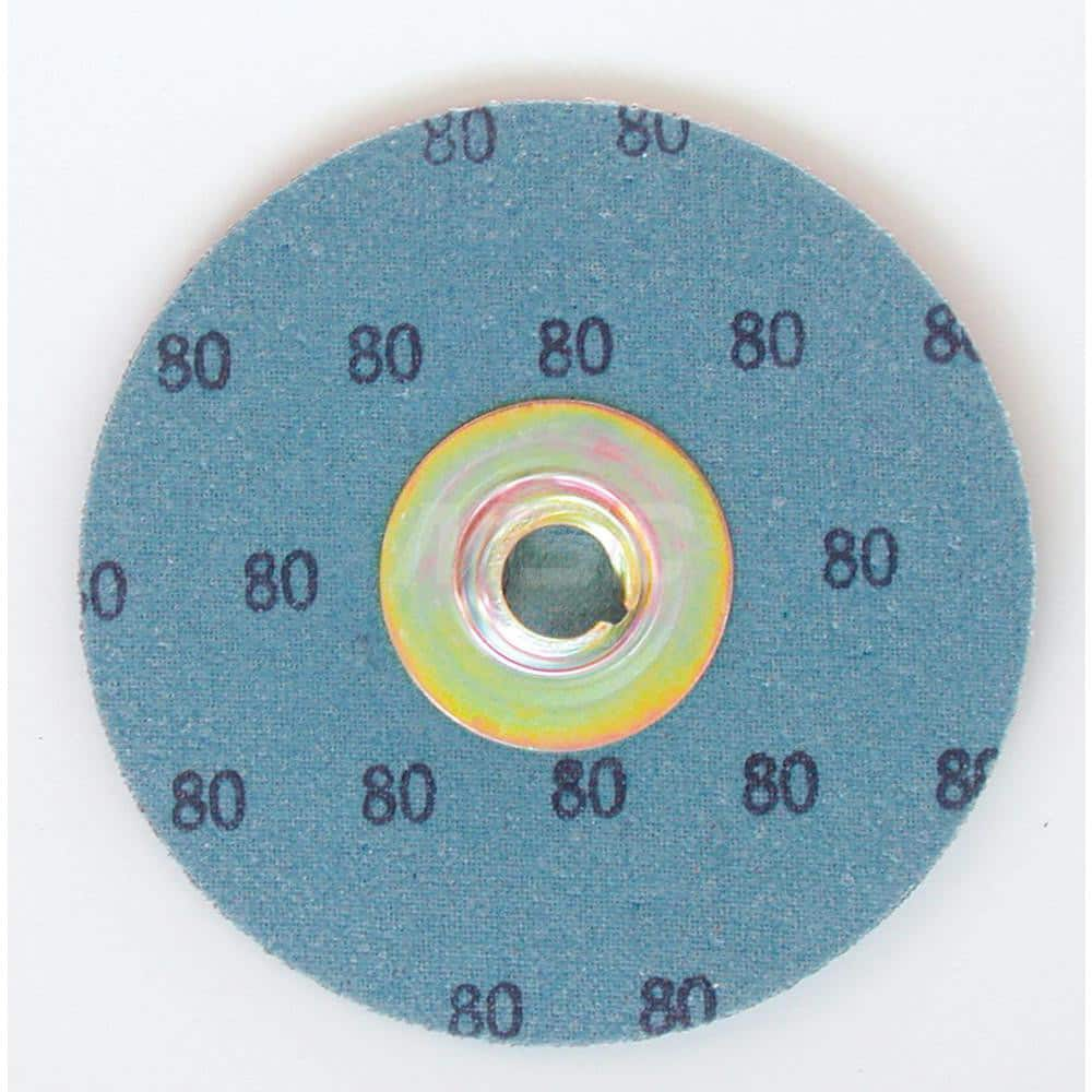 Quick-Change Disc: 2″ Disc Dia, Silicon Carbide, Non-Woven Black, Fiber Backed, 12,000 RPM