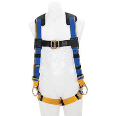 Fall Protection Harnesses: 400 Lb, Back and Side D-Rings Style, Size Small, For Positioning, Back & Hips