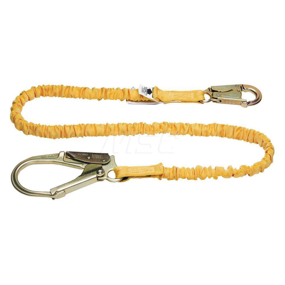 Lanyards & Lifelines; Load Capacity: 5000 lb; Construction Type: Webbing; Harness Type: Ladder Climbing; Lanyard End Connection: Snap Hook; Anchorage End Connection: Rebar Hook; Length Ft.: 6.00