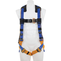 Fall Protection Harnesses: 400 Lb, Single D-Ring Style, Size Small, For General Industry, Back