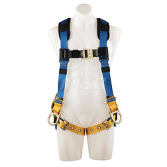 Fall Protection Harnesses: 400 Lb, Back and Side D-Rings Style, Size Small, For Positioning, Back & Hips