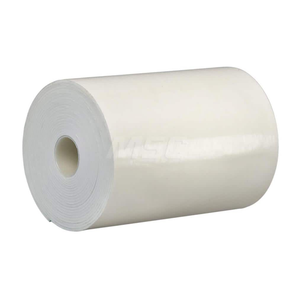 White Double-Sided Foam Tape: 6″ Wide, 5 yd Long, 120 mil Thick, Acrylic Adhesive